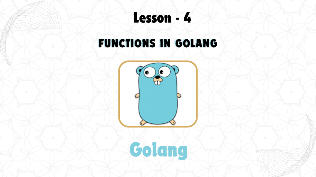 functions in golang