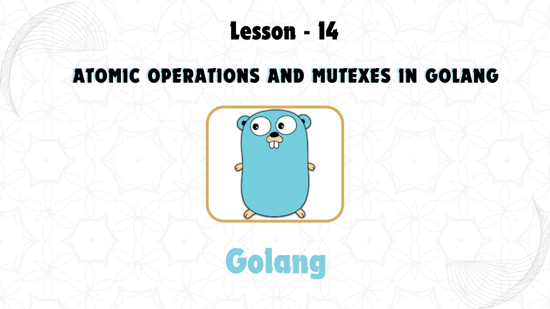 Atomic Operations and Mutexes in GoLang